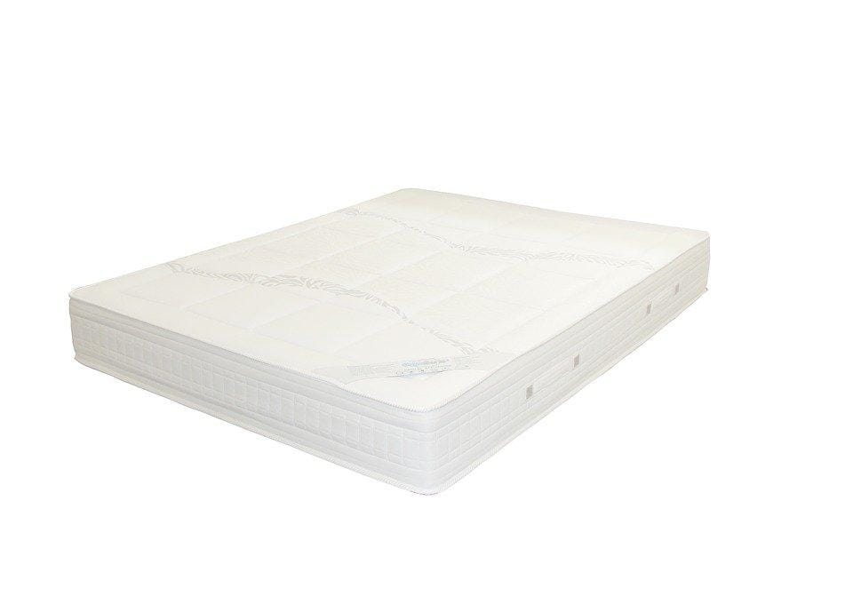 plain mattress, white background